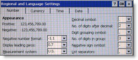 Customize - Numbers