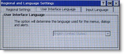 User Interface Language